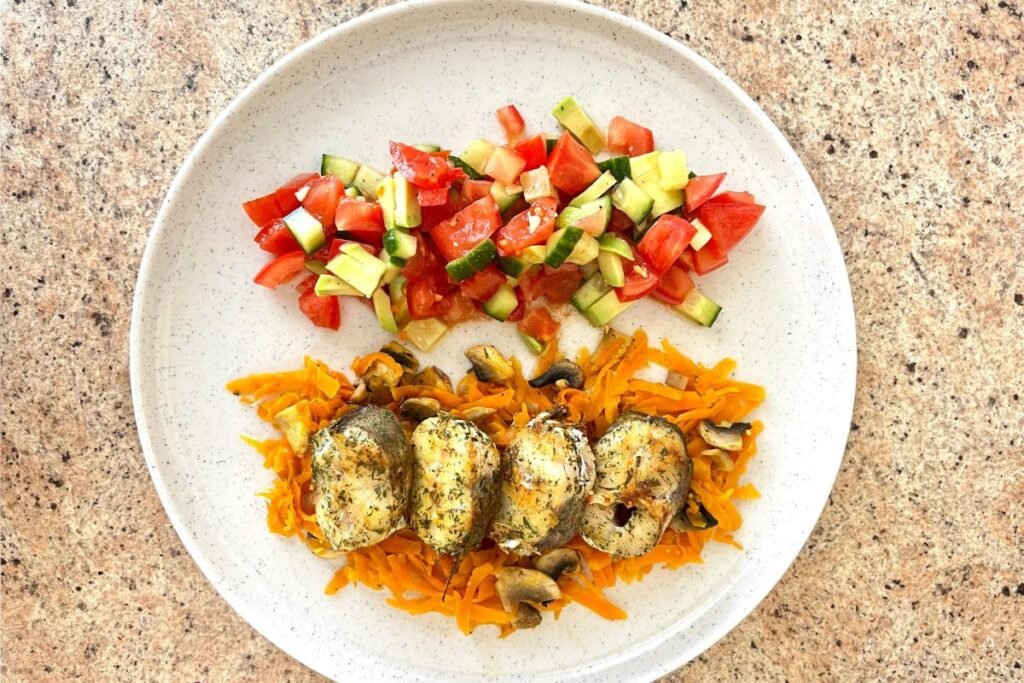 Pan-Fried Pike with Carrots and Mushrooms – quick to make, and so delicious you’ll be licking your fingers