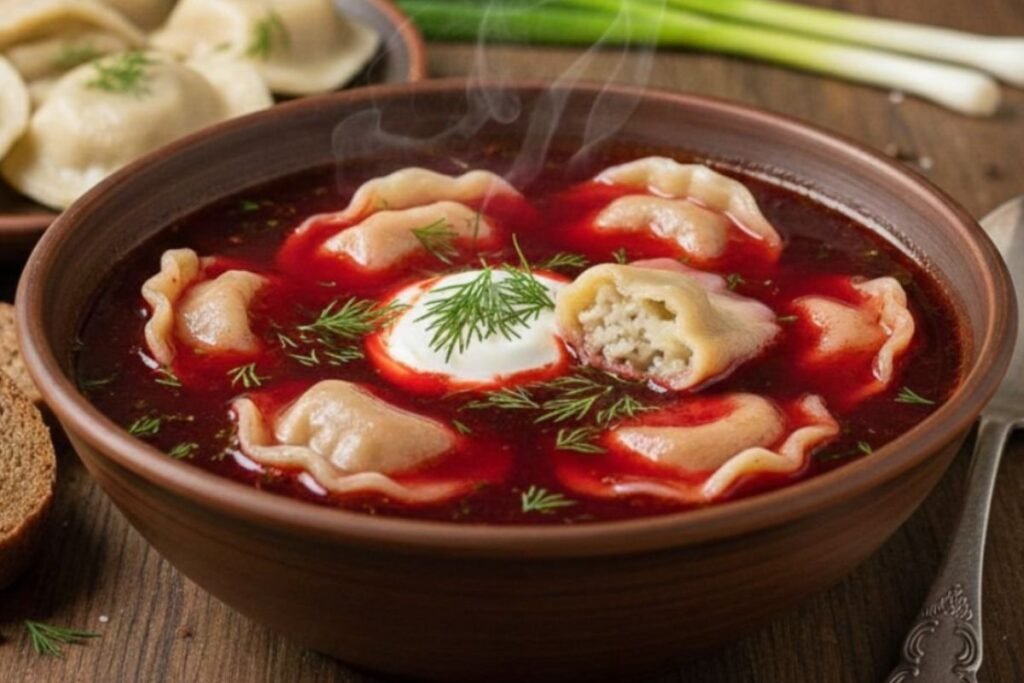 Dumplings with Mushrooms