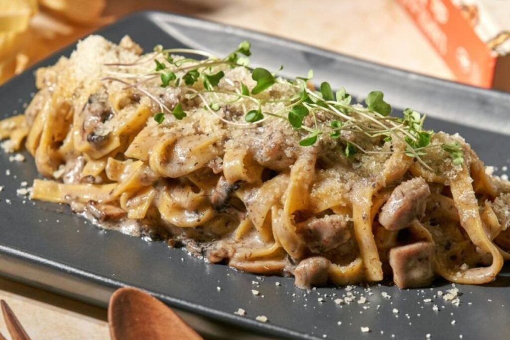Pasta with Shiitake Mushrooms