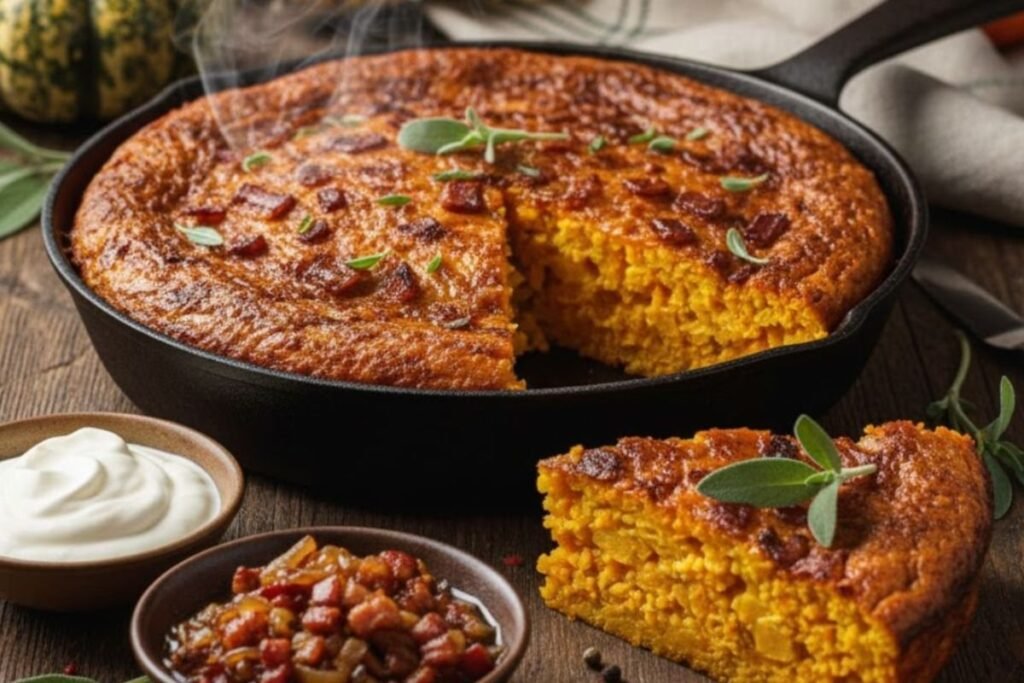 Pumpkin Potato Pudding – a lighter, colorful twist on a traditional comfort dish