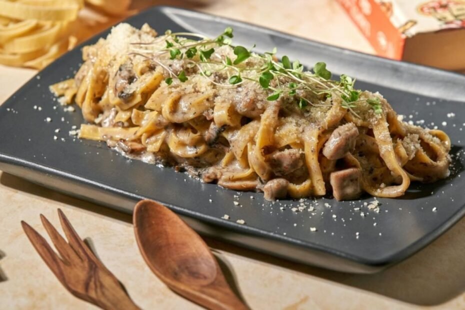 Pasta with Shiitake Mushrooms