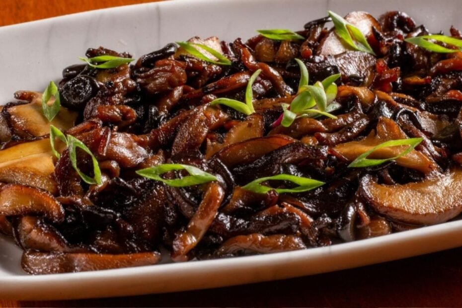 Shiitake Mushrooms with Beef in Honey